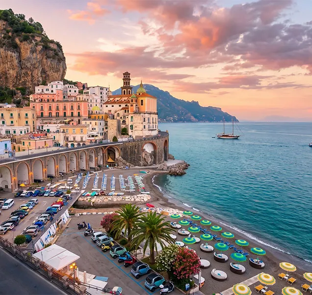 Traditional coastal architecture of Atrani village