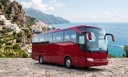 Check availability for the 40-seater Mercedes Benz O404 coach bus